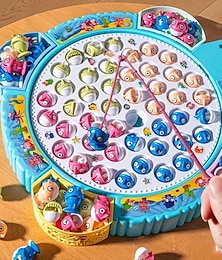 preiswerte -Angelspielzeug, Angelhaken, elektrischer Spin mit Musik, Größenmodelle optional, blau und rosa, Spielzeug und Geschenke für Kinder, süße Aufkleber, praktische Geburtstags- und Weihnachtsgeschenke,