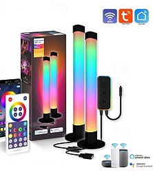 זול -פס תאורת LED חכם Tuya WiFi חכם עם שליטה קולית מהאפליקציה שלט רחוק IR אידיאלי למחשב חדר שינה וטלוויזיה