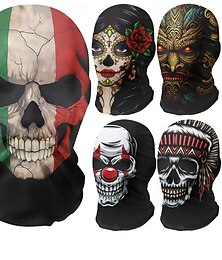 levne -Kostlivec Cukrová lebka předvečer Všech svatých Maska Plná hlava Strašidelný kostým Dospělé Pánské Dámské předvečer Všech svatých Karneval Mardi Gras Párty Jednoduché Halloweenské kostýmy Oblékněte se