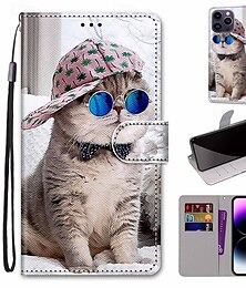 baratos -telefone Capinha Para iPhone 14 Pro Max iPhone 13 12 11 Pro Max Mini Capa traseira Com Suporte com pulseira Slot para cartão Retro TPU Couro PU