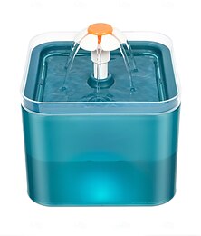 economico -Prodotti per cani Prodotti per gatti Prodotti per roditori Ciotola per bere automatica / Ciotole per cani e gatti 1.6 L ABS + PC Facile da applicare Fontana Ciotole e mangiatoie Tinta unita Verde