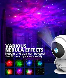 economico -LED Smart Light Proiettore Astronauta Cielo Stellato Proiettore Laser Stellare con Telecomando Regalo Perfetto per Creare un Atmosfera Sognante Decorazioni a Tema Astronauta