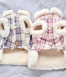 levne -Psi Kabáty Kurtka Módní Zima Teplý Módní Pohodlné Venkovní Outdoorové sporty Vevnitř Oblečení pro psy for Small Střední