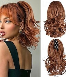 economico -A cordoncino Code Soffice / Naturale / Facile da indossare Capelli sintetici Pezzo di capelli Estensione capelli Riccio 12 pollici Feste / Da sera / Festa / Serata
