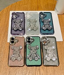 olcso -telefon Ügy Kompatibilitás iPhone 16 15 14 Pro Max Plus iPhone 13 12 11 Pro Max Fekete tok Bling Glitter Shiny Ütésálló Retro TPU
