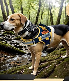 baratos -Cachorros Arreios Reflector Sem engasgo Sem puxar com alça de controle Ao ar livre Cão Médio Cão grande
