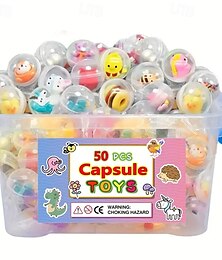 olcso -50db 50 válogatott mini baba átlátszó kapszulában gumball gépparti ajándékok  & meglepetés nyereményeket