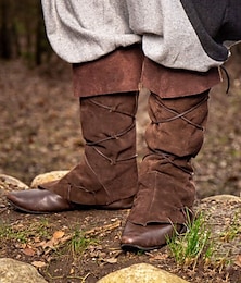 levne -Retro Středověké Maškarní Kamaše Návleky na boty Ren Faire Pánské Unisex Pirát Fantazie Plesová maškaráda Výkon Párty Podium Dospělé Kryt obuvi