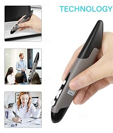 economico -Mouse ottico tascabile wireless USB da 2,4 GHz, regolabile, 800/1200/1600 dpi, mouse intelligente per scrittura a mano, per laptop, tablet, PC Android