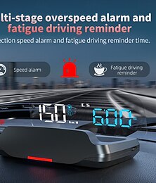 Недорогие -автомобильный hud спидометр проекционный дисплей автомобильный монтируемый для hud автомобильный beidou спутниковый gps универсальный компас времени автомобильные аксессуары