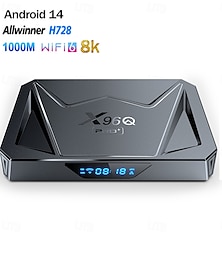 halpa -Android 11 ja uudemmat TV-ruutu X96 PRO Bluetooth 4.0 8K 4K Digitaalinen näyttö 8K Cortex A55 4GB 64GB