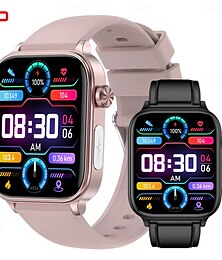 economico -ET570 Orologio Smart ECG Chiamata Bluetooth AI Voce SOS Monitor della Salute della Glucosio nel Sangue Non invasivo Orologio Sportivo Smartwatch 1.96 pollici