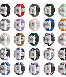 economico -Cinturino sportivo Compatibile con Cinturino dell'Apple Watch 38mm 40mm 41mm 42mm 44mm 45mm 49mm Intrecciato Regolabili Tessuto Cinturino di ricambio per iwatch Ultra 2 Series 9 8 7 SE 6 5 4 3 2 1
