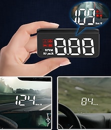 voordelige -auto hud head-up display auto draagbare snelheidsmeter auto universele hud met obd-kabel snelheidsmeter motortoerentalwaarschuwing kilometerstandmeting alles in één