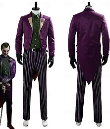 economico -Joker: Folie à Deux Jolly Clown Cappotto Blusa / Camicia Pantaloni Cosplay di film for Per uomo Adulti Carnevale Mascherata Feste