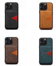 economico -telefono Custodia Per iPhone 16 Pro Max Plus iPhone 15 Pro Max Plus iPhone 15 14 Pro Max Plus iPhone 13 Pro Max Per retro Con supporto Staccabile A calamita Retrò TPU pelle sintetica