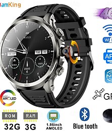 economico -696 H19 Orologio intelligente 1.95 pollice Intelligente Guarda Bluetooth Pedometro Avviso di chiamata Monitoraggio del sonno Compatibile con Android iOS Da uomo GPS Chiamate in vivavoce Telecamera IP