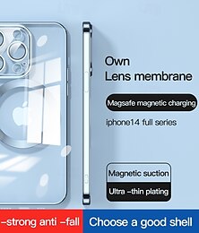 levne -telefon Carcasă Pro iPhone 16 Pro Max Plus iPhone 15 Pro Max Plus iPhone 14 13 12 11 Pro Max Plus iPhone 14 Pro Max iPhone 13 12 11 Pro Max Zadní kryt Magnetické Podpora bezdrátového nabíjen