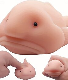 levne -squishy blobfish relax hračka - tah natáhnout  & squeeze for fun roztomilé party s motivem ryb, ideální pro narozeniny a Vánoce  & kancelářské gagy