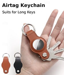 cheap -Key Organizer for Airtag Apple AirTag Keychain Holds up to 3 Keys Suits for Long Keys Airtag Swivel Keycase KeyHolder with Air Tag Holder