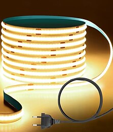 economico -2m 5m 10m Set luci 240 LED COB 15 mm 1Impostare la staffa di montaggio 1 set Bianco caldo Bianco Bianco netto Strisce LED Al Coperto All'aperto Vacanze 220-240 V 110-120 V