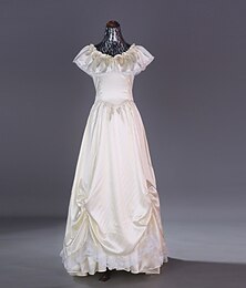 abordables -Rococo Victorienne Robe de Bal Longueur au sol Robe Robe de Bal Femmes Halloween Carnaval Mascarade Performance Bal de promo Carnaval de Venise Adulte Robe