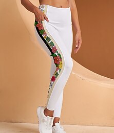 abordables -leggings de golf pour femmes imprimé floral sur le côté vêtements de golf pour femmes vêtements tenues vêtements