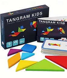 abordables -Jeu de puzzle éducatif en bois de 60 pièces pour enfants apprenant la géométrie, les mathématiques et plus encore - cadeau parfait pour Halloween et Noël