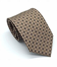 billige -herreslips i 100 % silke, elegant motedesigner, brodert, rutete, prikker, formelt, bryllup, jul