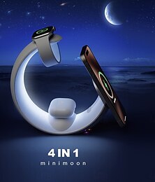 economico -Caricatore senza fili 15 W Potenza di uscita Stazione di ricarica wireless CE Ricarica wireless veloce MagSafe A calamita Per Apple Watch iPhone 14/13/12/11 Pro Max Apple Watch Serie 4/3/2/1