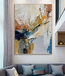 abordables -grandes peintures abstraites dorées faites à la main sur toile, peinture acrylique richement texturée peinte à la main, art mural moderne, œuvre d'art peinte à la main, peinture à l'huile pour salon,