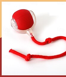 levne -Koule Odpalovače míčků Interaktivní hračka s Dobíjecí LED Nabíječka USB Cvičení pro domácí mazlíčky Výcvik domácích zvířat pro Kočky Kotě Vevnitř Venkovní Hra s domácími mazlíčky