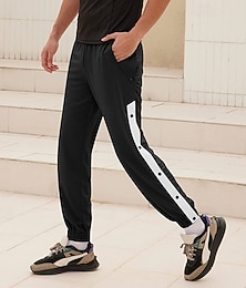 abordables -Hombre Pantalones Deportivo Pantalones rasgados Pantalones para correr Pantalones deportivos Pantalones de baloncesto Bolsillo Cintura elástica Pantalones / Sobrepantalón Exterior Deporte Deportivo