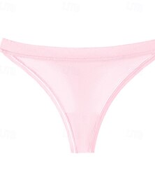 billiga -bastrosor för män boyshorts g-strings &amp; stringtrosor trosor 1 st underkläder enkel romantisk sexig ren färg bomull låg midja petit sexig svart rosa vin xs s m hemkläder