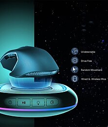 economico -mouse jiggler automatico computer mouse mover non rilevabile con timer interruttore on/off luci rgb driver-free mantiene il computer sveglio