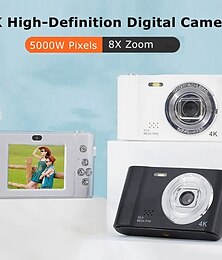 levne -4k digitální fotoaparát zaměřte a vyfotografujte cestovní selfie camara 2,4palcový displej základní dárkový kompaktní digitální fotoaparát selfie mini retro kamera