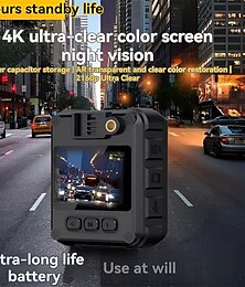 economico -4k con wifi hd infrarossi visione notturna strumento di polizia mini telecamera auto dvr con scheda tf