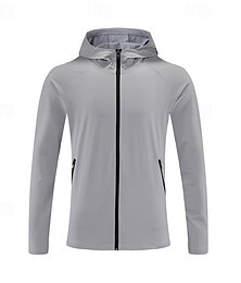 economico -Per uomo T-shirt da corsa Manica lunga Maglietta Informale Athleisure Autunno Tenere al caldo Antivento Traspirante Allenamento in palestra Corsa Marcia abbigliamento sportivo Abbigliamento sportivo