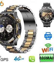 economico -696 JT7 Orologio intelligente 1.508 pollice Intelligente Guarda Bluetooth Pedometro Avviso di chiamata Monitoraggio del sonno Compatibile con Android iOS Da uomo GPS Chiamate in vivavoce Telecamera