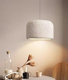 economico -cemento cemento lampada a sospensione design creativo industriale moderno cupola in resina lampada a sospensione lampadari retrò 110-240v 30cm