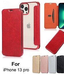 رخيصةأون -هاتف غطاء من أجل ايفون 16 برو ماكس بلس آيفون 15 برو ماكس بلس iPhone 14 13 12 11 Pro Max Plus Mini iPhone 14 Pro Max iPhone 13 12 11 Pro Max غطاء الوجه مع حامل فتحة لبطاقة ضد الصدمات مكتب  /  الأعمال