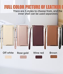 economico -telefono Custodia Per S24 S24 Ultra Plus S23 S22 S21 S20 Ultra Plus FE Porta carte di credito Con supporto A calamita con cordino Retrò TPU pelle sintetica