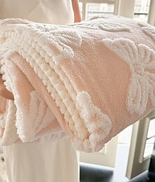 abordables -Manta gruesa de invierno, polar ultra suave y cálido, perfecta para climas fríos, cómoda y acogedora para la cama, el sofá o el salón, ideal para la decoración del hogar en invierno.