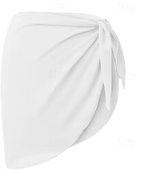 abordables -Femme Maillots de Bain Vêtement couvrant Maillot de bain Vacances Mode Couleur unie Sans Manches Maillots de bain