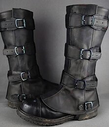 abordables -Retro Antiguo Medieval Baile de Máscaras polainas Funda para calzado Disfraz Hombre Unisexo Pirata Steampunk Carnaval Mascarada Rendimiento Fiesta Escenario Adulto cubierta del zapato