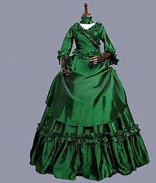 abordables -Rococo Victorienne Robe de Bal Costume de fête Bal Masqué Robe de Bal Femmes Royal Mascarade Carnaval Soirée Halloween Adulte Robe