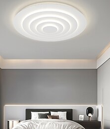 abordables -plafonnier à LED de style de conception ondulée ronde blanche 45/60/78cm 36w
