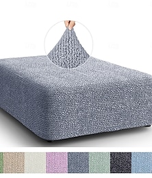 abordables -Housse de pouf extensible et durable, parfaite pour protéger et rafraîchir votre pouf, ajoute du style et du confort à n'importe quel décor de salon ou de chambre à coucher