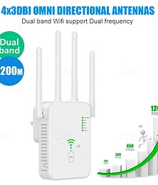 Недорогие -1200m Wi-Fi повторитель универсальный беспроводной расширитель покрытия совместимый режим AP Wi-Fi повторитель настенная вилка тип Plug and Play