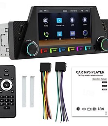 economico -Schermo CarPlay da 4,7 pollici, lettore musicale MP5 HD, retrovisore, navigatore per auto